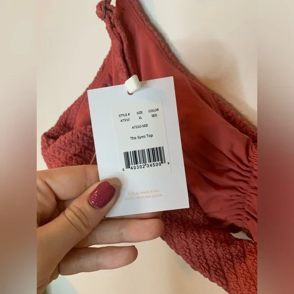 NWT ANDIE SWIM SYMI BIKINI TOP - Picture 3 of 4